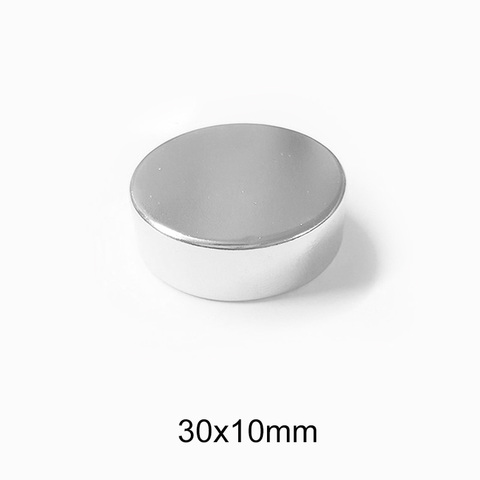 1/2/3/5PCS 30x10 mm Thick Circular Magnets 30mmx10mm N35 Round Neodymium Magnet D30x10mm Permanent NdFeB Magnetic magnet 30*10 ► Photo 1/6