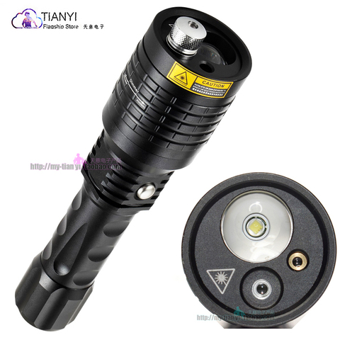 Three-in-one infrared strong light long-range laser flashlight multi-function self-defense spotlight adjustable focus flashlight ► Photo 1/6