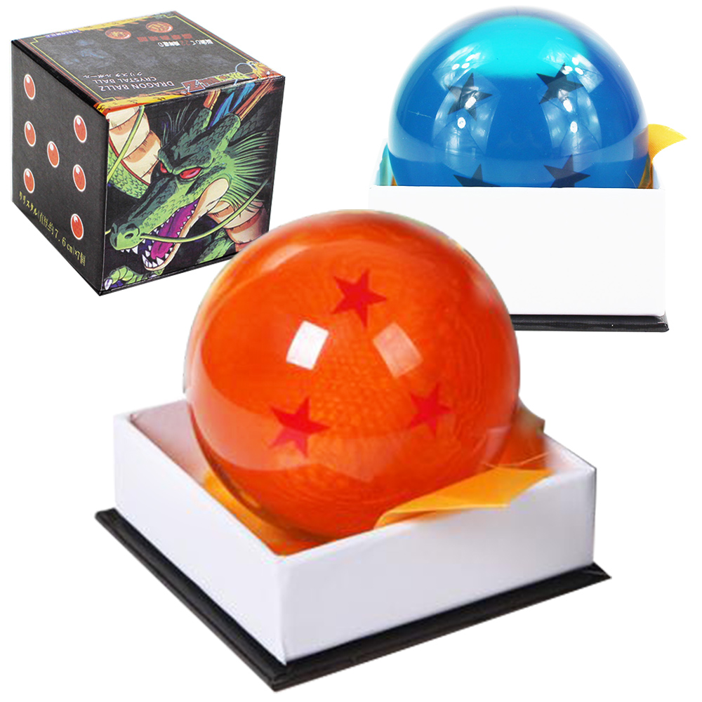 7PCS/LOT Esferas Del Dragon 4.5CM Dragon Ball Crystal Balls