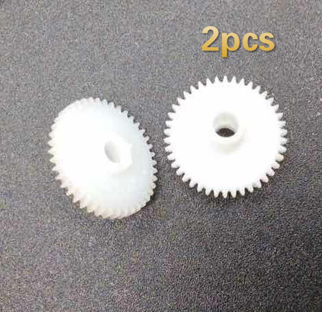 2pcs plastic white gear for panasonic 900.700.750.950.655.550.80.40.303. TR333.TR265.D190WD audio recorder cassette deck player ► Photo 1/6