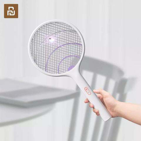 Qualitell Electric Mosquito Swatter Rechargeable Handheld LED Mosquito Killer Insect Fly Wall-mounted Mosquito Killing Dispeller ► Photo 1/6