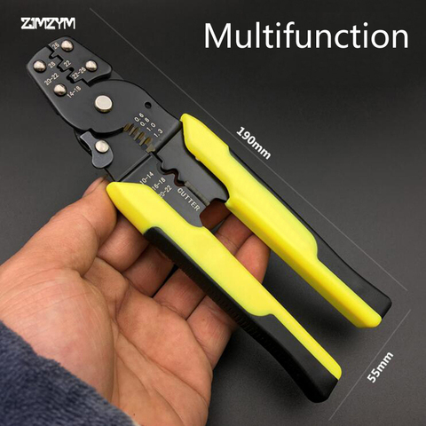 Hot sale High quality Multi functional Cable Wire Stripper Automatic Crimping Tool Peeling Pliers Adjustable Cutter tool ► Photo 1/6