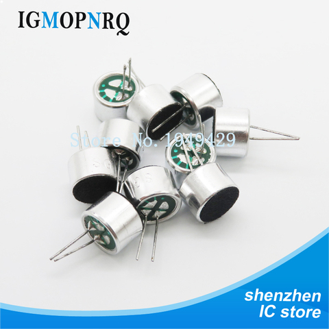 10pcs 4.5*2.2mm 6*2.2mm 6*5mm 9*7mm electret microphone condenser Pickup microphone 52DB 56DB with 2pin ► Photo 1/4
