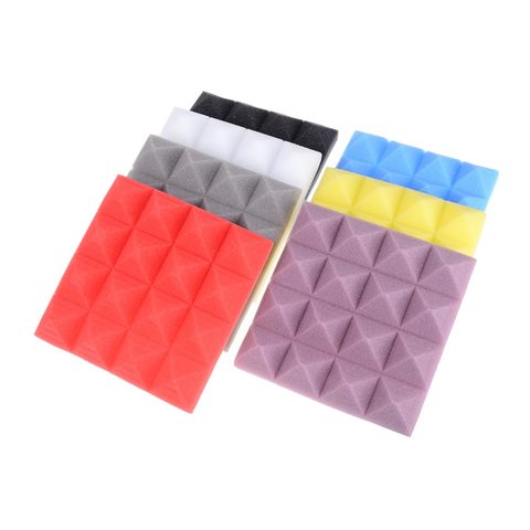 1pc colorful Soundproofing Foam Acoustic Foam Sound Treatment Studio Room Absorption Tiles Polyurethane foam ► Photo 1/6