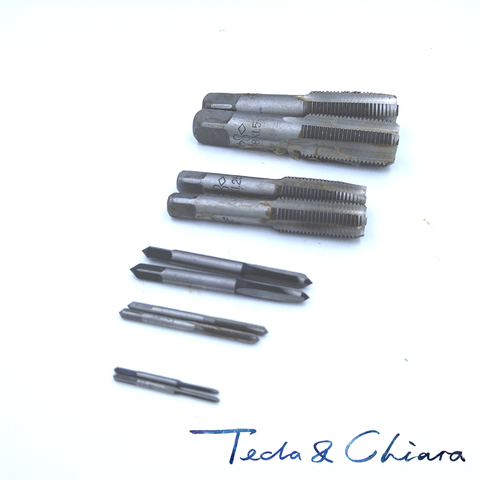 1Set M4 M5 x  0.5mm 0.7mm 0.8mm Taper and Plug Metric Tap Pitch For Mold Machining * 0.5 0.7 0.8 ► Photo 1/2