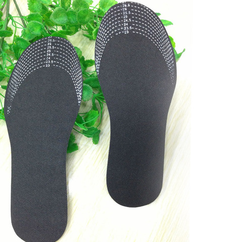 2022 Direct Selling Deodorant Shoe Insoles Bamboo Charcoal Foot Pad Can Cut Off Soles Movement Sweat Absorbent Unisex Shoes ► Photo 1/6