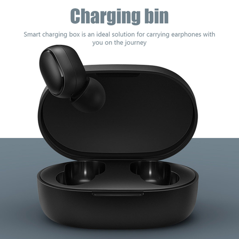 300mAh Charging Case with USB Cable for Xiaomi Redmi AirDots TWS Earbuds Charging Case USB sport Stereo auricolari impermeabili ► Photo 1/6