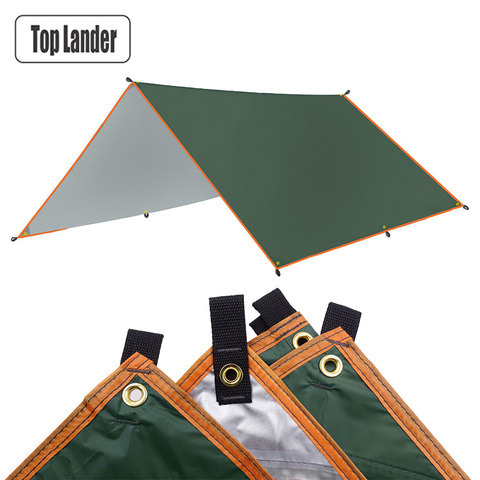 4x3m 3x3m Awning Waterproof Tarp Tent Shade Ultralight Garden Canopy Sunshade Outdoor Camping Hammock Rain Fly Beach Sun Shelter ► Photo 1/6