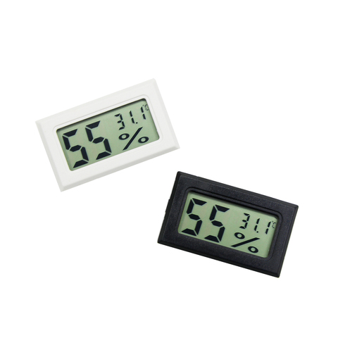 Mini LCD black temperature digital and indoor hygrometer thermometer humidity sensor ► Photo 1/4