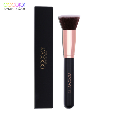 Docolor foundation brush flat top buffing Brushes Fan Contour Powder Brush highlighter makeup Brushes Pincel Maquiagem ► Photo 1/6