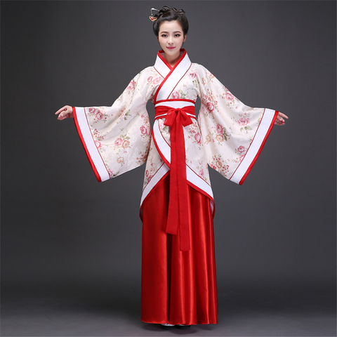 12Colors Woman Stage Dance Dress Chinese Traditional Costumes New Year Adult Tang Suit Performance Hanfu Female Cheongsam ► Photo 1/6