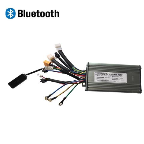 Ebike 36 48v 250W 350W 500W Brushless controller Sine Wave 9 Mosfet KT Controller with bluetooth Supports KT LED LCD display ► Photo 1/6