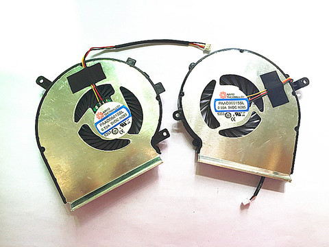 New laptop CPU GPU fan for MSI GE72 GE62 PE60 PE70 GL62 GL72 GP62 2QE 6QG MS-1794 MS-1795 PAAD06015SL ► Photo 1/6