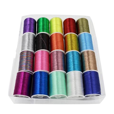 Metallic Embroidery Thread DIY Portable Household Manual Sewing Thread Set Embroidery Thread Machine Sewing Thread Sewing Skeins ► Photo 1/6