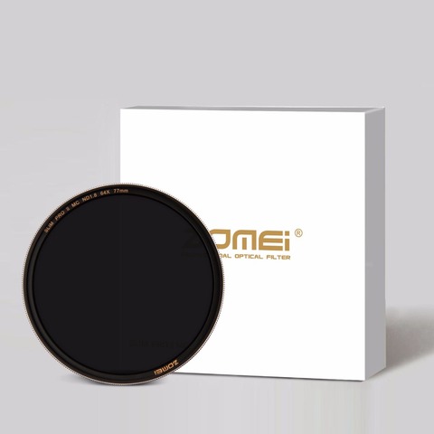 ZOMEI Slim ND Filter ND8 ND64 ND1000 Silver Rimmed Optical Glass filter 49/52/55/58/62/67/72/77/82mm for Camera Nikon Canon Sony ► Photo 1/6