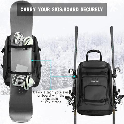 50L Ski Bag Waterproof Thickened Large Capacity Ski Boot Bag Can Put Ski Helmets, Goggles, Clothing, Etc. Can Hang Skis ► Photo 1/6