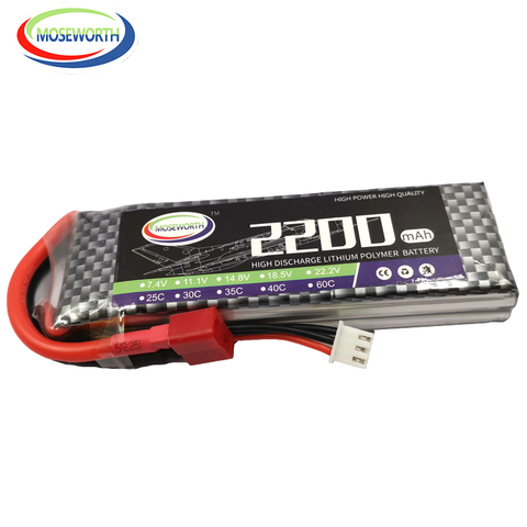 Battery 2S 7.4V 2200mAh 25C 35C RC LiPo Battery For RC Drone Quadcopter Helicopter Car Airplane Toys Lithium Polymer Batteries ► Photo 1/6