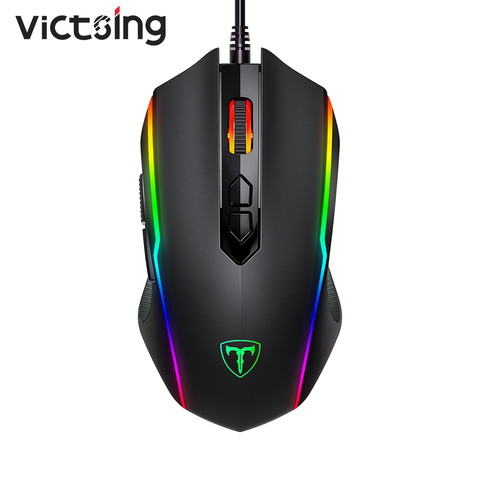 VicTsing T16 Wired Gaming Mouse 8 Programmable Button 7200 DPI USB Computer Mouse Gamer Mice With RGB Backlight For PC Laptop ► Photo 1/6