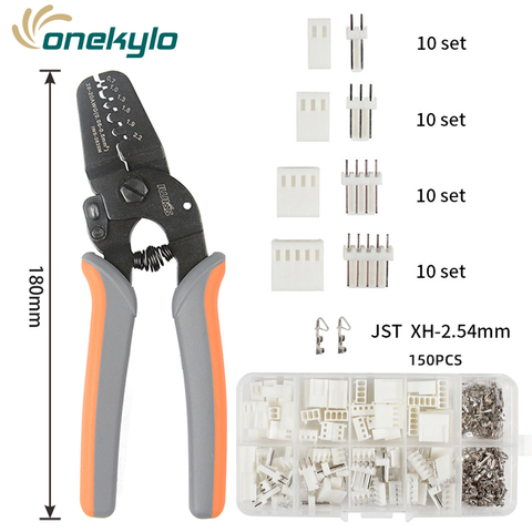 Crimping Tool Pliers JST XH-2.54 Crimping pliers for JST 2.54 2510 Connectors With Connector plug + needle +socket Header ► Photo 1/6