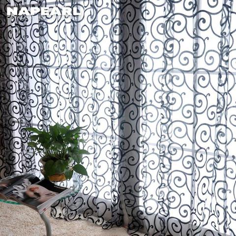 NAPEARL 1 Piece Fashion Curtain Window Screening Finished Product Quality Fabrics for Balcony Kitchen Decoration ► Photo 1/4