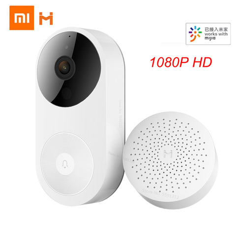 Xiaomi Smart Video Doorbell D1 Visual Intercom AI Face Detection HD Night Vision Wireless Home Security Camera Work Mijia App ► Photo 1/5