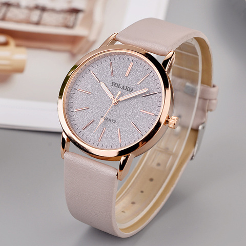 Luxury Brand Leather Quartz Women's Watch Ladies Fashion Watch Women Wristwatch Clock relogio feminino hours reloj mujer saati ► Photo 1/6