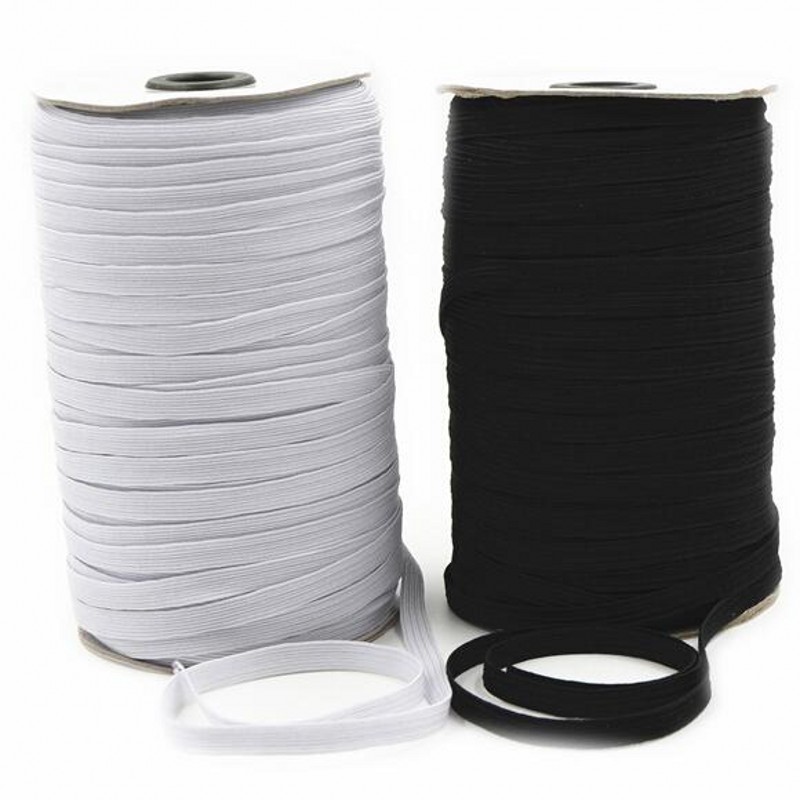 diy crafts belt sewing Hole Ribbon Tape Flat Elastic band Cord 