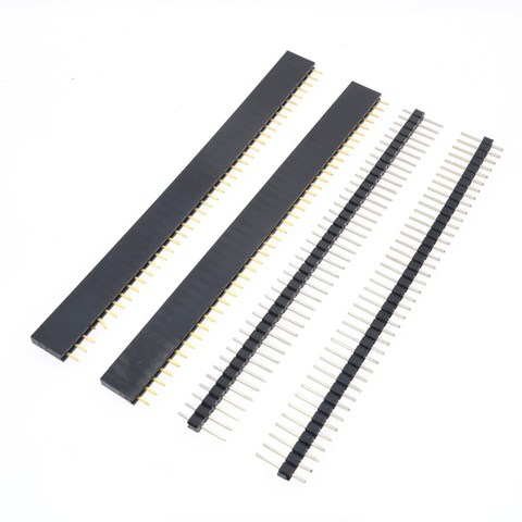 1lot=10pcs 1x40 Pin 2.54mm Single Row Female + 10pcs 1x40 Male Pin Header connector ► Photo 1/6