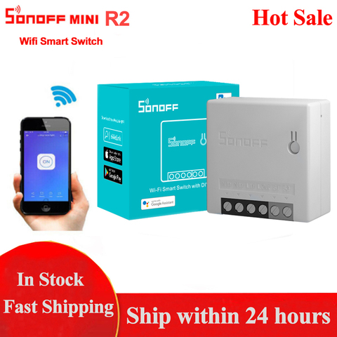 Sonoff MINI R2 Wifi DIY Smart Switch Two Way Remote Control Timer Switch  Smart Home Module Via Ewelink APP Alexa Google Home - Price history &  Review