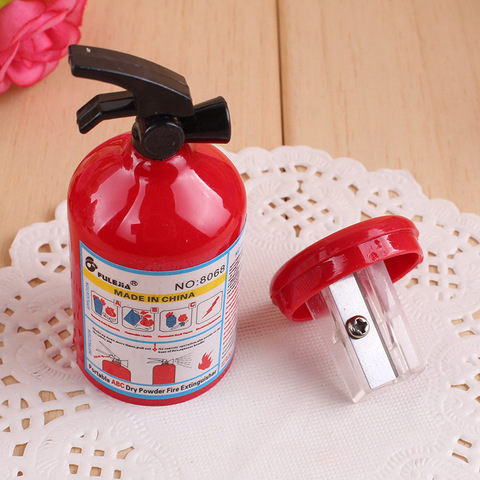 1Piece Creative Fire Extinguisher Sharpener Student School Supplies Pencil Sharpene Kids Stationery Supply ► Photo 1/5