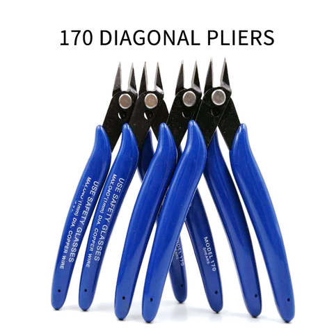 1Pcs 170 Diagonal Pliers Electrical Wire Cable Cutters Cutting Side Snips Flush Pliers Nipper Hand Tools Alicate Wire Stripper ► Photo 1/6