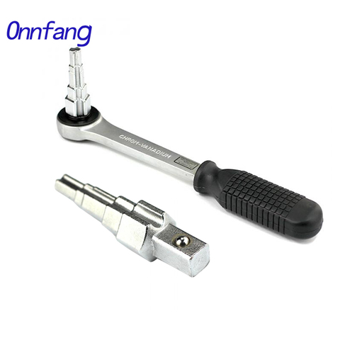 Onnfang Radiator Spanner Durable Multiused Home Supplies Nipples Radiator Carbon Steel  Ratchet Spanner 10-21mm Stepped Wrench ► Photo 1/6