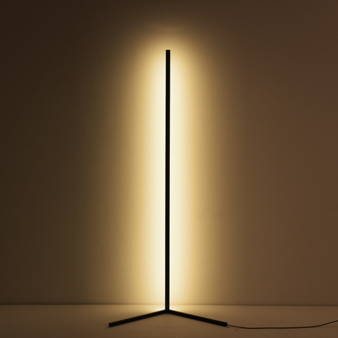 LED vertical corner lamp colorful floor lamp modern minimalist living room bedroom creative long minimalist line lamps ► Photo 1/6