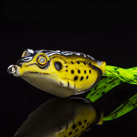 Wobbler bait  Frog Silicone Bait Fishing Soft Lure 5g-15g Top water Artificial Ray Frog fishing Silicone Artificial Wobblers ► Photo 1/6