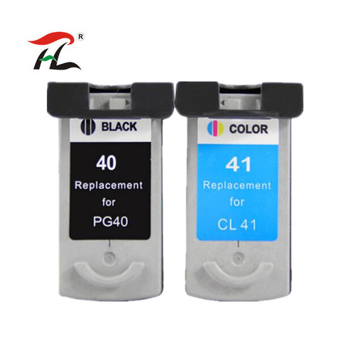 PG40 CL41 pg-40 CL-41 Compatible Ink Cartridge for Canon Pixma MP160 MP140 MP210 MP220 MX300 MX310 iP1800 iP2500 iP1600 iP1200 ► Photo 1/6