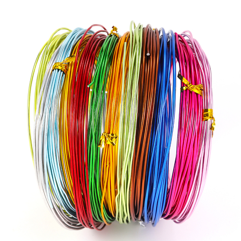 2-10M/Roll Soft Anadized Metal Aluminum Wire Versatile Painted Handmade Craft Floristry Wires For DIY Earrings Jewelry Makings ► Photo 1/6