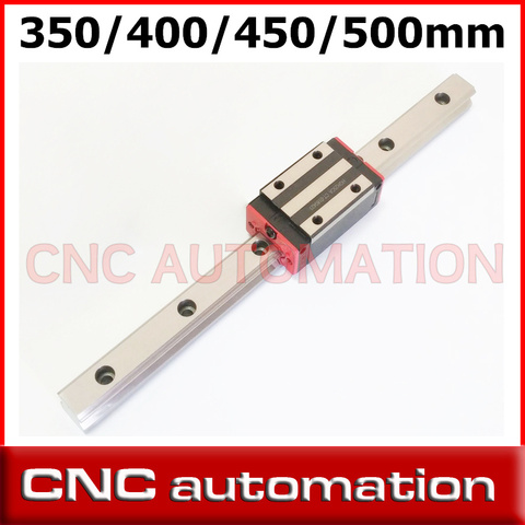 HGR15 linear guide rail any length linear block carriage HGH15CA flang HGW15CC HGH15 CNC parts 350/400/450/500mm ► Photo 1/6