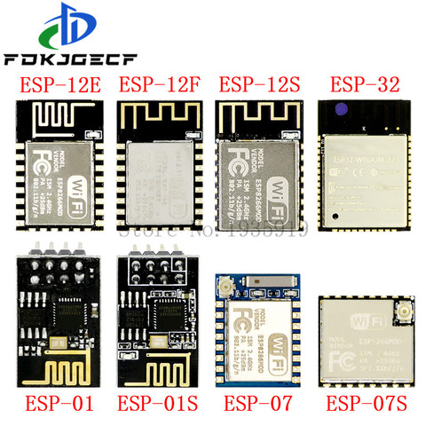 ESP8266 ESP-01 ESP-01S ESP-07 ESP-12E ESP-12F ESP-12S ESP-WROOM-32 remote serial Port WIFI wireless module wireless transceiver ► Photo 1/1