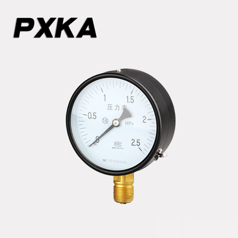 Free shipping Radial ordinary pressure gauge y600-0.1, 0.6, 1, 1.6, 2.5, 4, 6, 10, 25, 40MPa ► Photo 1/5