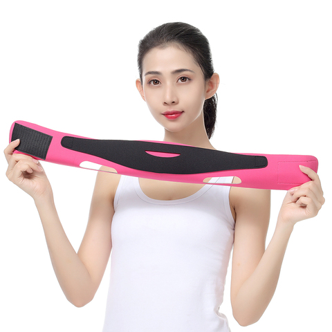 V Shape Face Bandage Reduce Double Chin Slim Lift Up Anti Wrinkle Mask Strap Band Slimming Thin Facial Belt Beauty Tool GUH1 ► Photo 1/6