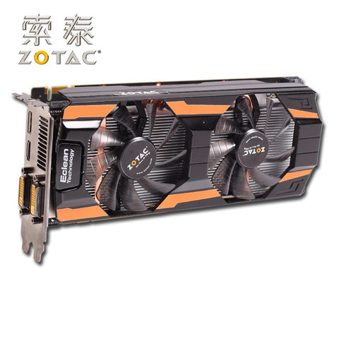 ZOTAC Graphics Cards GTX 660 2GD5 2GB  Thunderbolt Edition GPU 192Bit GDDR5 Video Card Map GTX660-2GD5 DVI HDMI DP GTX660 Used ► Photo 1/6