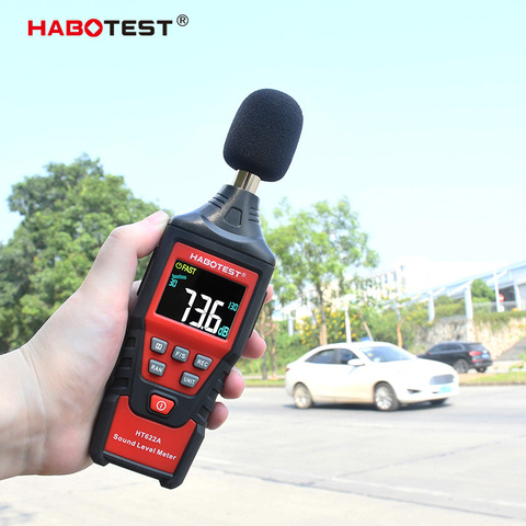 Digital Sound Level Meter HT622B LCD Display Noise Measure Instrument HT622B Audio Decibel Monitor 30-130DB ► Photo 1/6