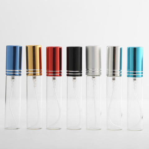 100pcs/Lot 5ml 10ml Portable Refillable Perfume Bottle Empty Metal Spray Bottle Perfume Bottles Atomizer Container Sample Gift ► Photo 1/6