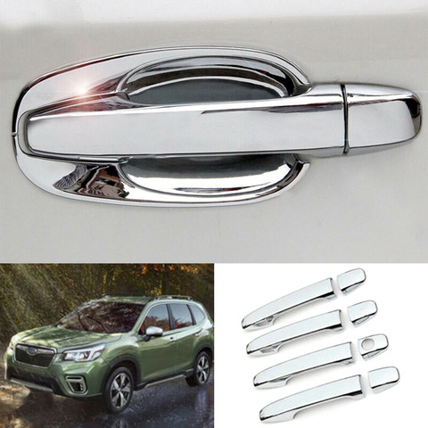 Chrome Car Exterior Door Handle Decorative Cover Trim 8pcs For Subaru forester 2013 2014 2015 2016 2017 2022 Left Driver ► Photo 1/5