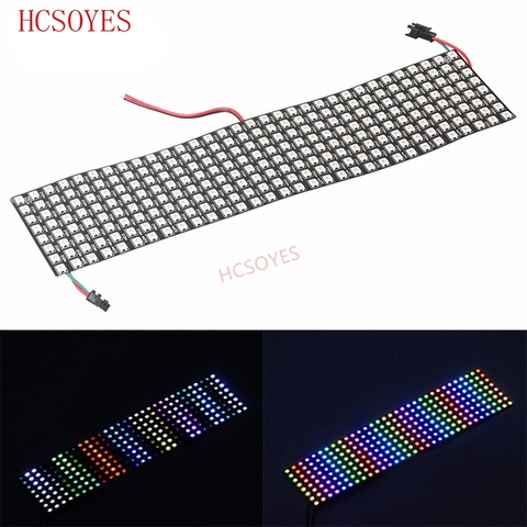 16x16 8x32 8x8 led Pixels WS2812B Digital Flexible LED Panel Individually addressable Full Dream Color DC5V ► Photo 1/6