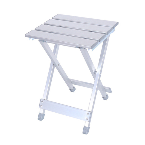 Home Folding Stool 40cm Height Collapsible Portable Aluminum Alloy Fishing Stool Chair for Outdoor Camping Kitchen Garden ► Photo 1/6