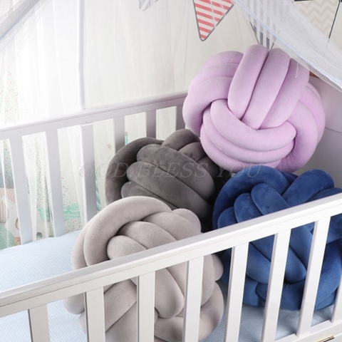 Soft Knot Ball Cushions Bed Stuffed Pillow Home Decor Cushion Ball Plush Throw Drop Shipping ► Photo 1/6