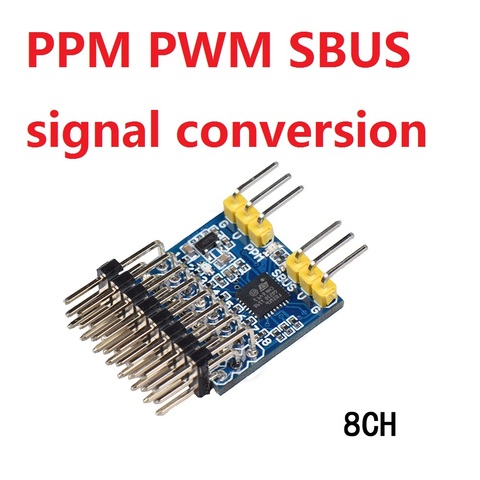 DIY SBUS To PWM/PPM Decoder 8 Channel Converter Receiver Signal Transverter For Futaba Frsky Orange ► Photo 1/6