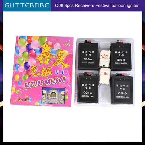 Q08 Eight pcs receiver wireless remote control fireworks balloon igniter for wedding ► Photo 1/6