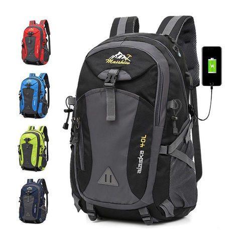 Hot Unisex Waterproof Backpack Men Large Capacity Bagpack Climbing Hiking Bag Casual Sport Bags Outdoor Camping Travel Backpacks ► Photo 1/6